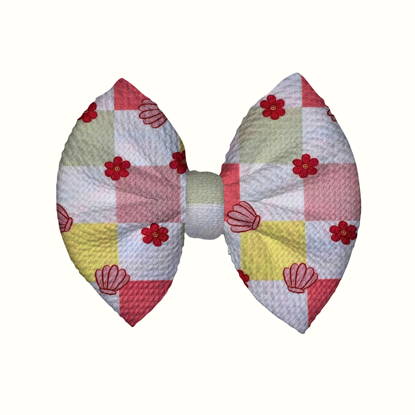 Seashells On The Seashore Clip Bow