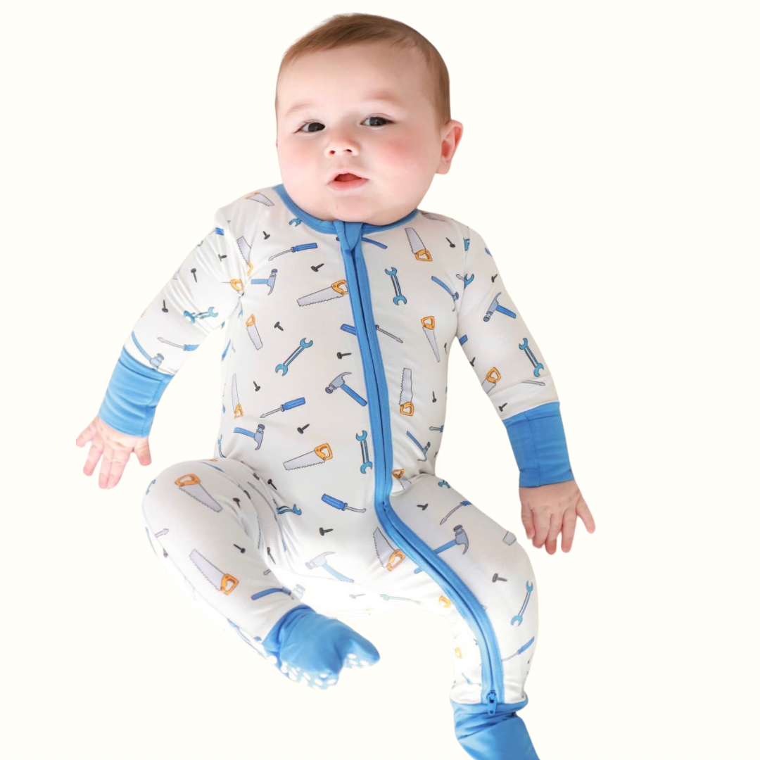 Tool Time Bamboo Convertible Romper