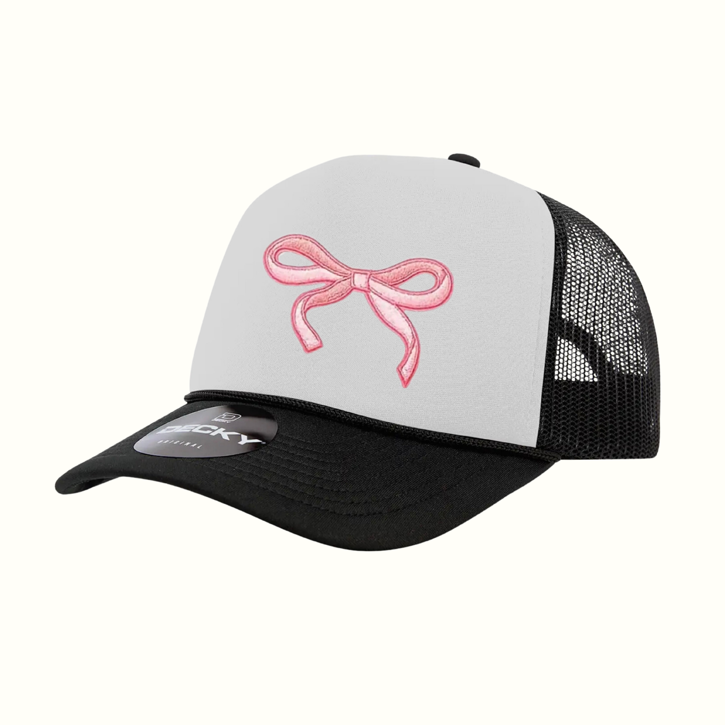 Pink Bow Trucker Hat