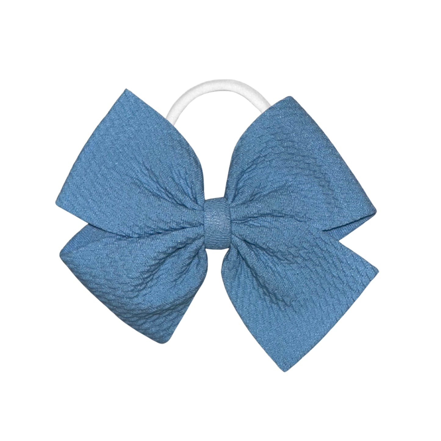 Baby Blues Pinwheel Nylon Headband