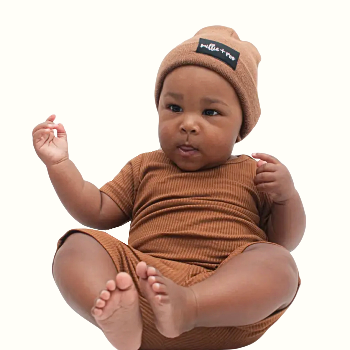 Burk Ribbed Bamboo Short Set