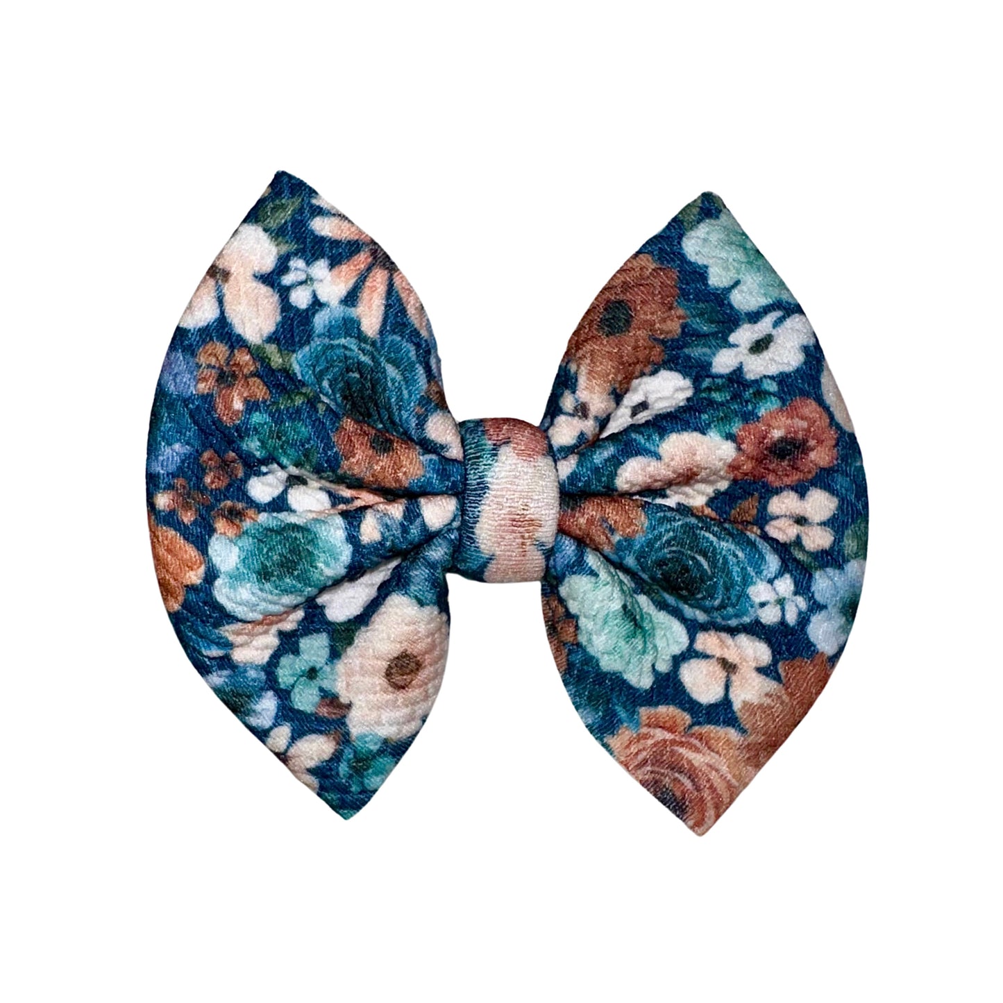 Dusk Blooms Clip Bow