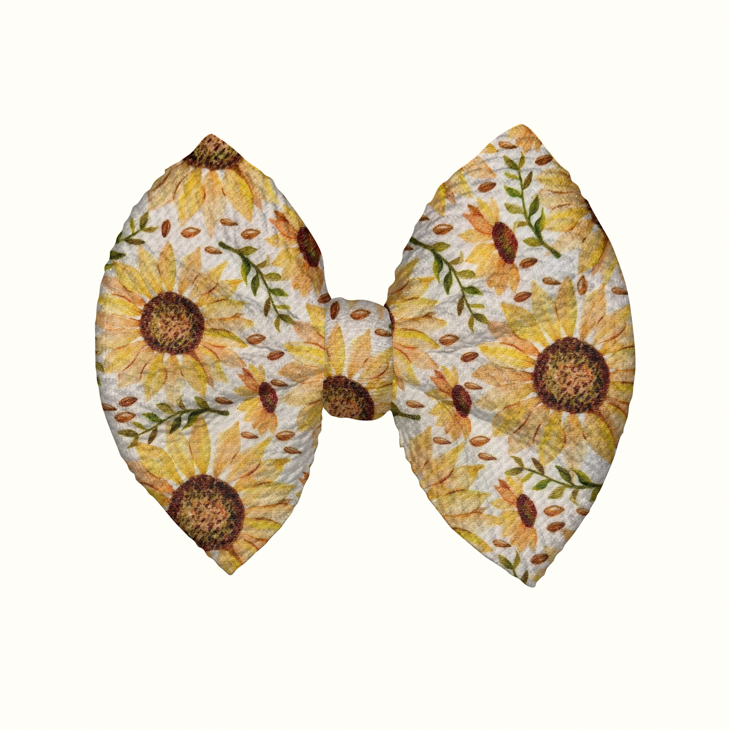 Sunflower Field Clip Bow