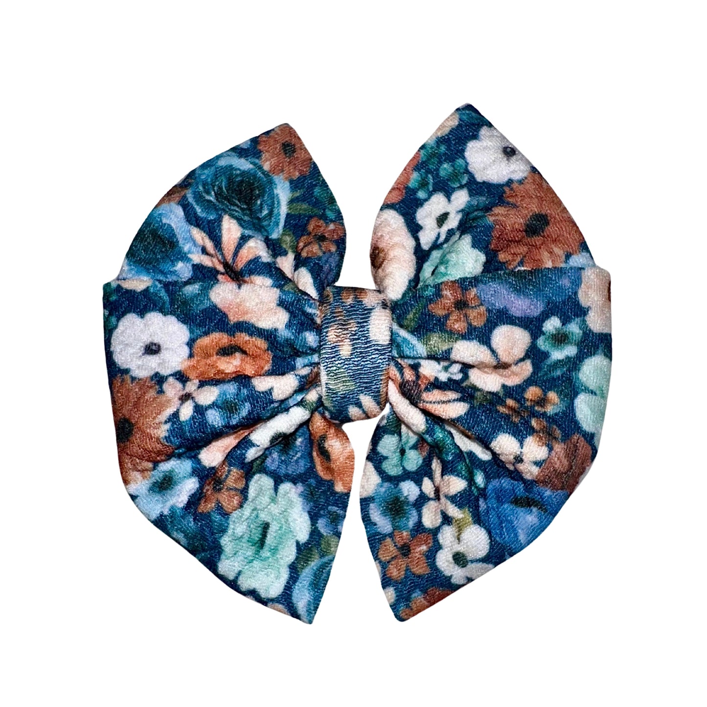 Dusk Blooms Messy Clip Bow
