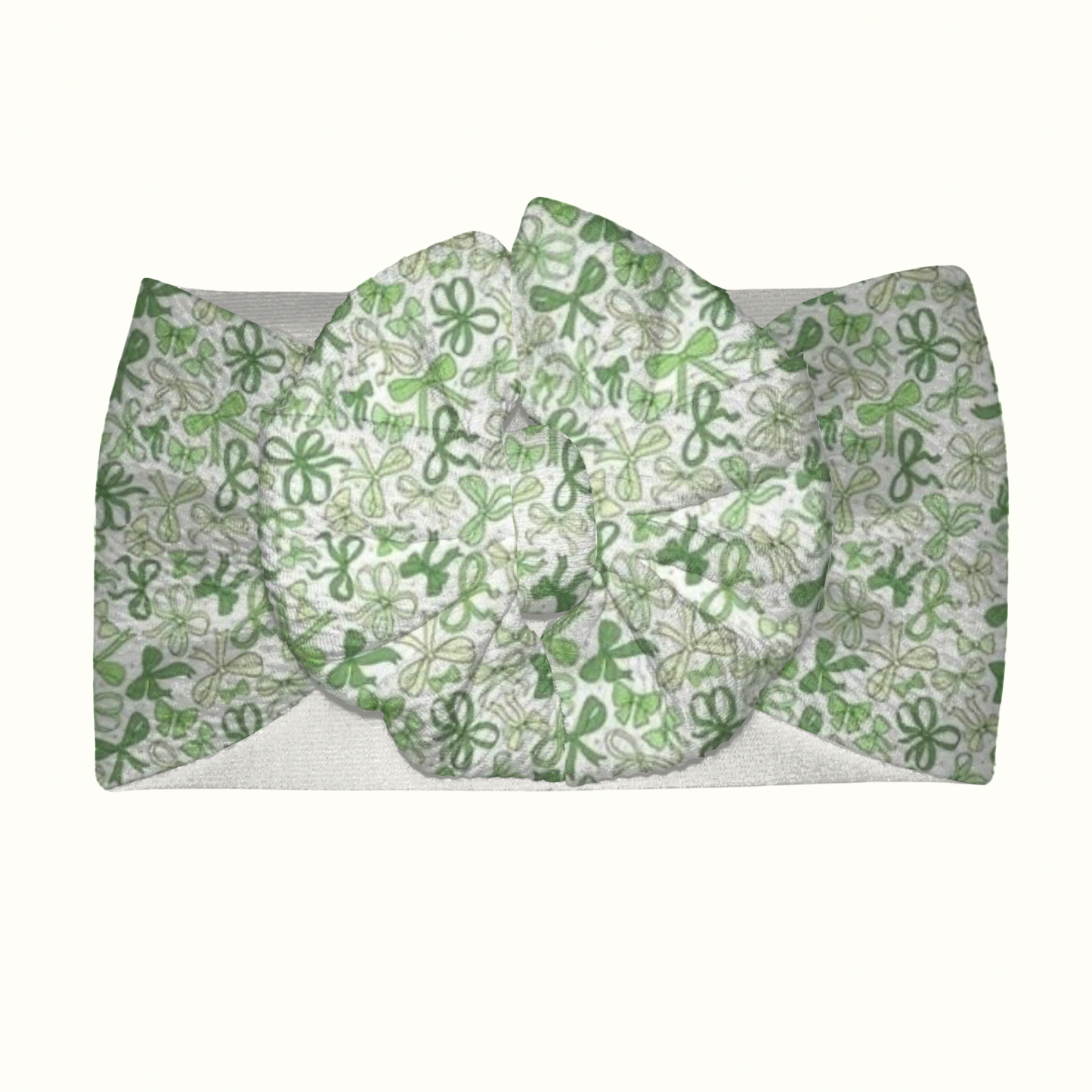 Luck Of The Bow Messy Headwrap