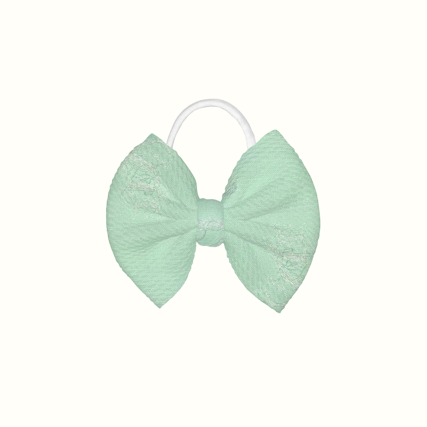Distressed Mint Mini Nylon Headband