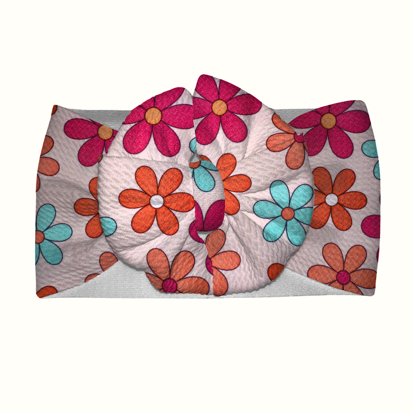 Daisy Girl Messy Headwrap