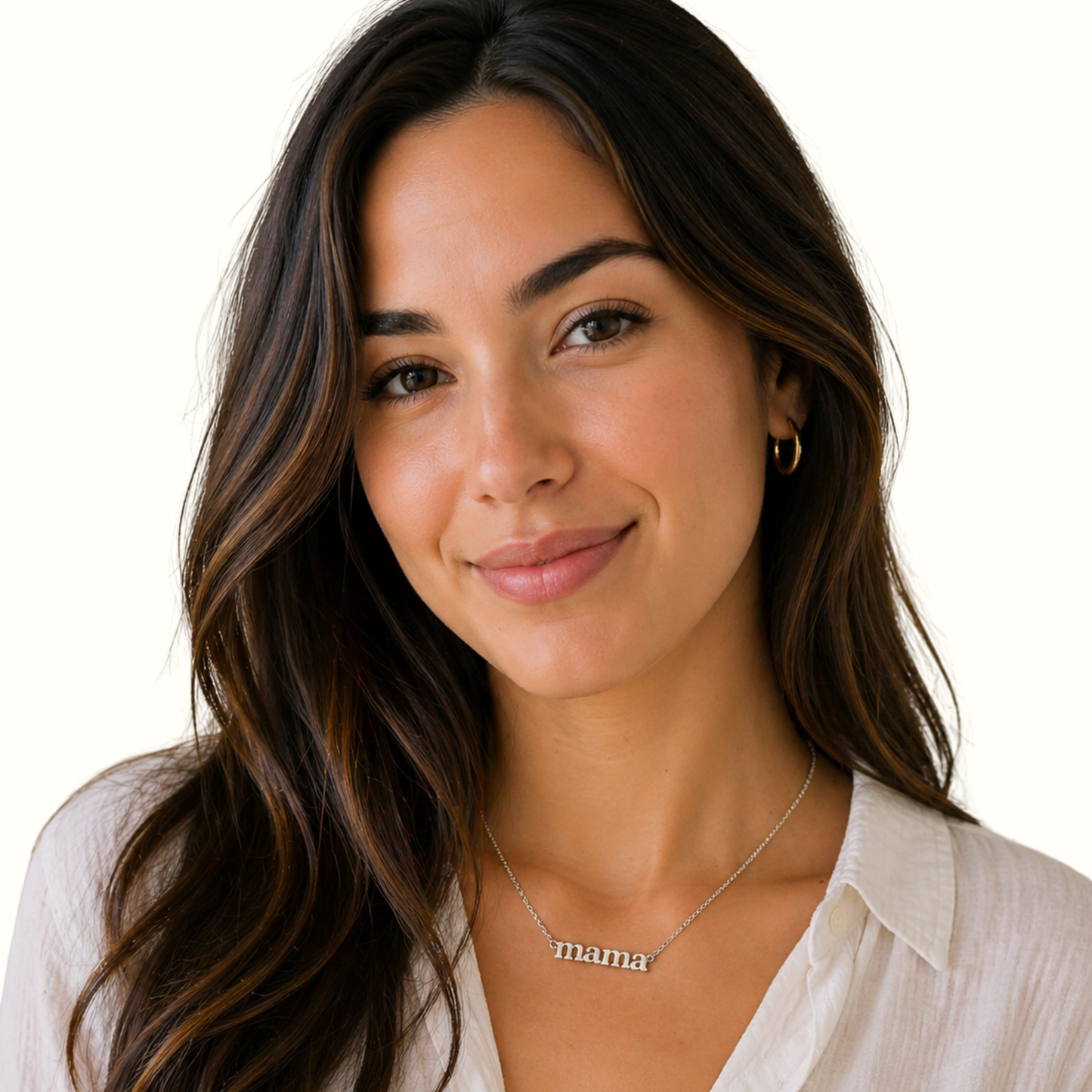 Silver Mama Bold Necklace