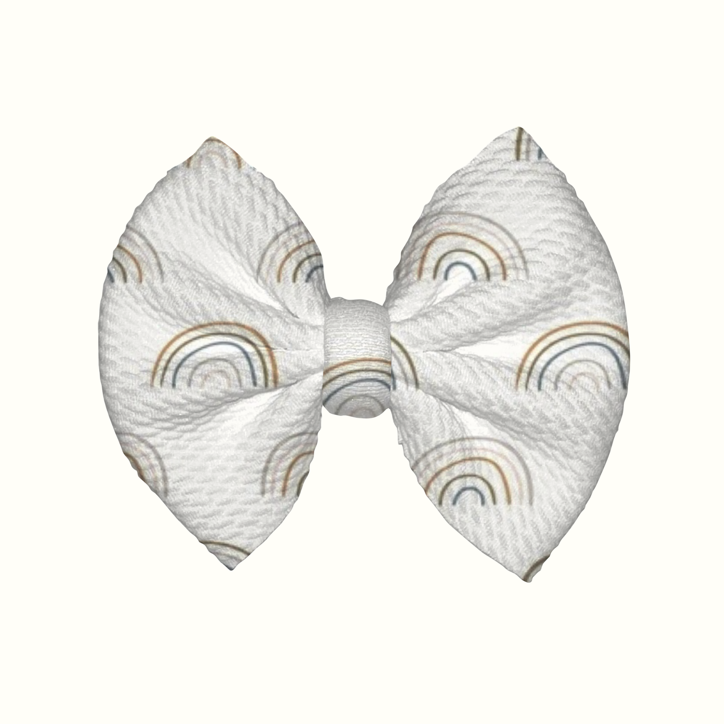 Rainbow Baby Clip Bow
