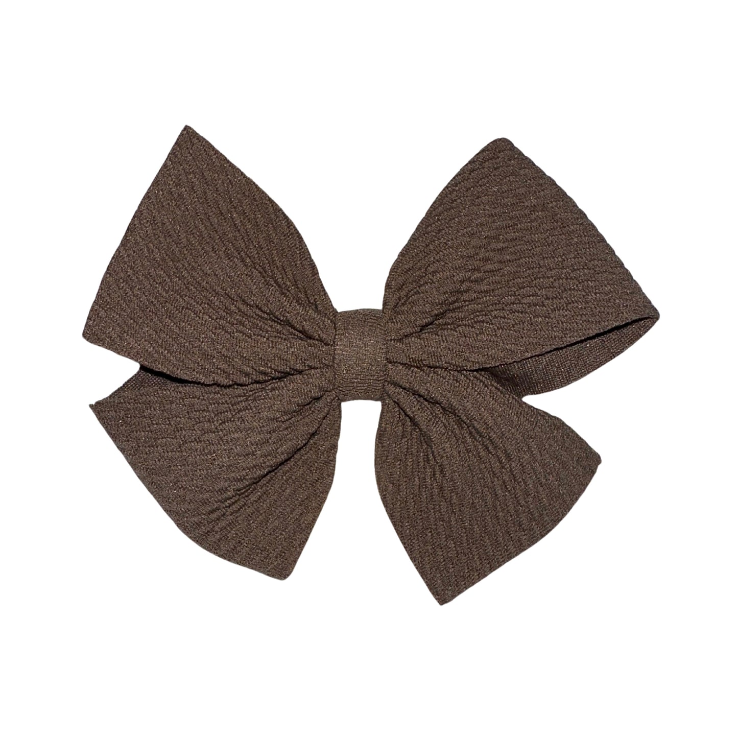 Brown Sugar Pinwheel Clip Bow