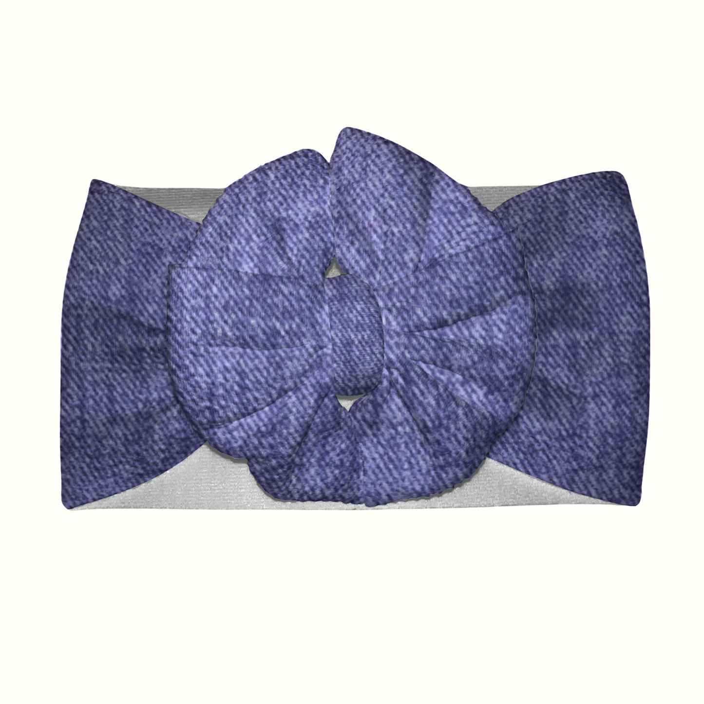 Blue Jean Messy Headwrap