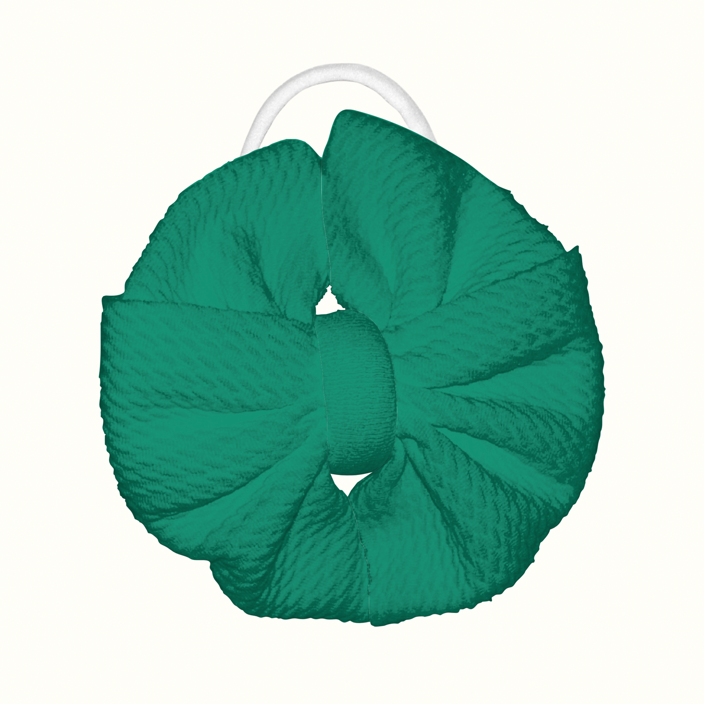 Kelly Green Messy Nylon Headband