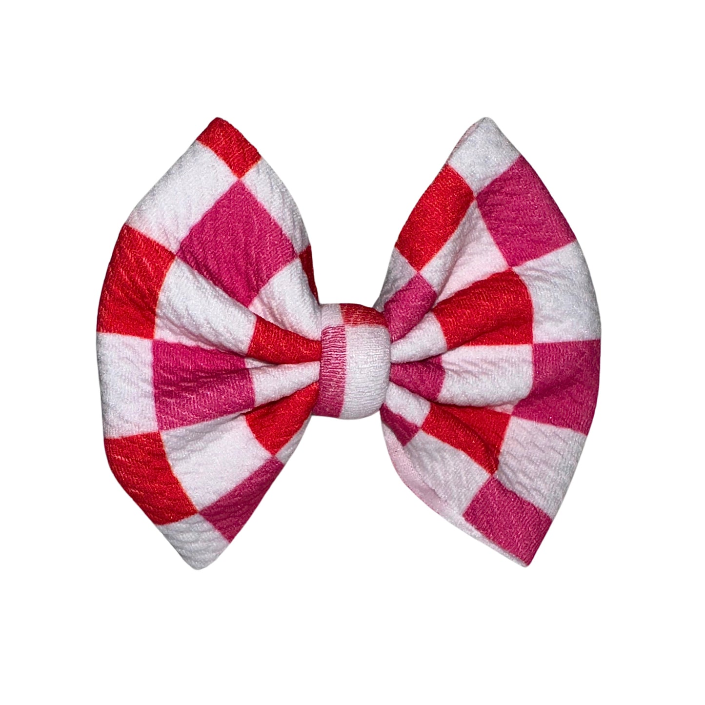 Lovely Checks Clip Bow