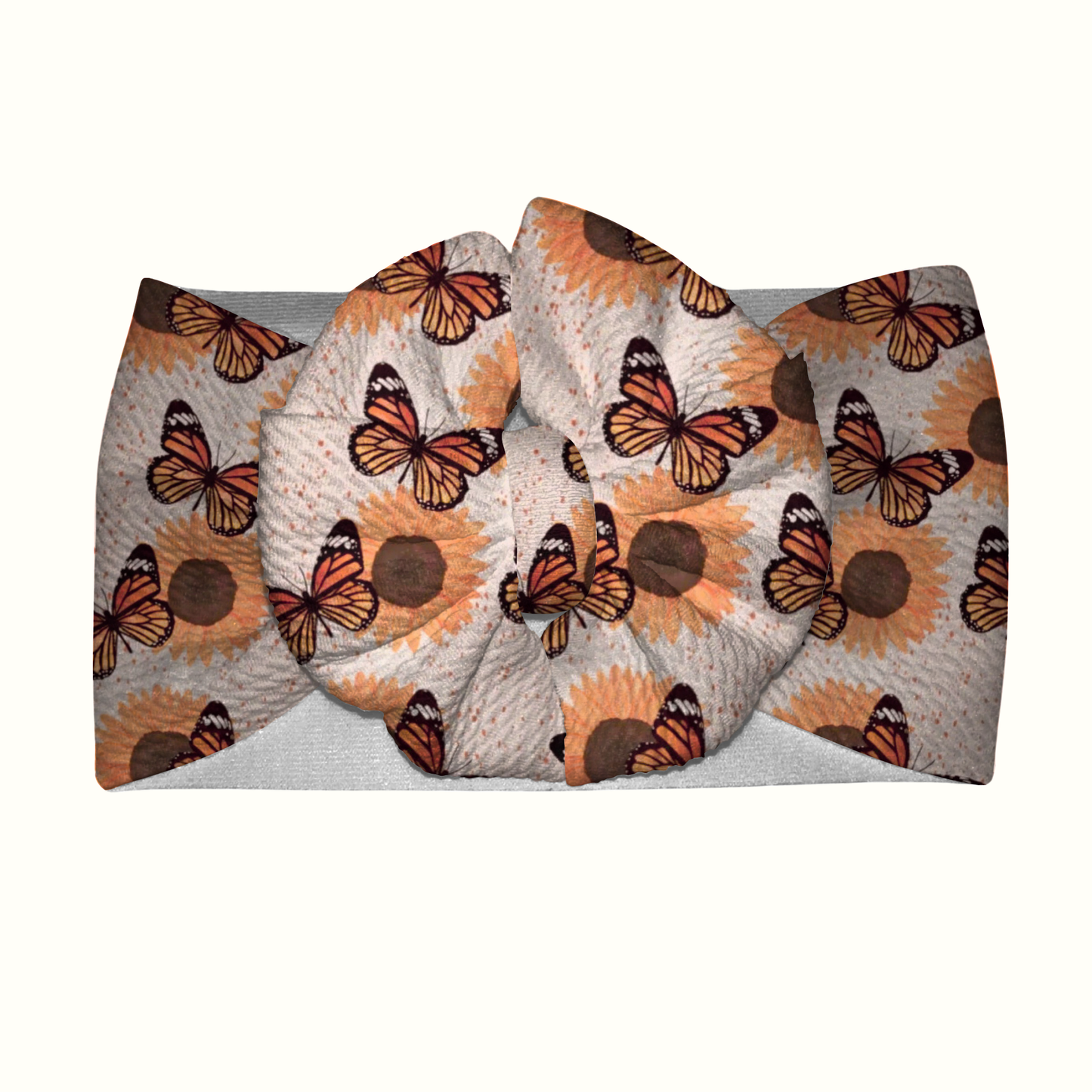 Monarch Meadows Messy Headwrap