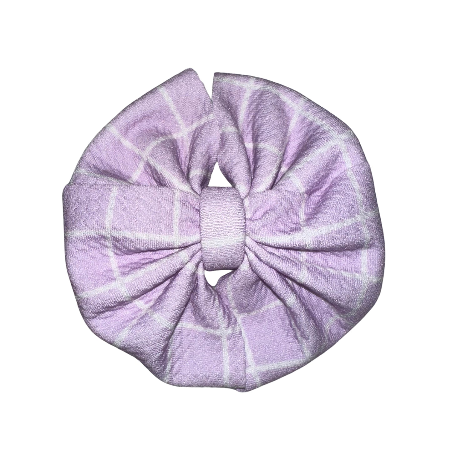 Purple Perfection Messy Clip Bow