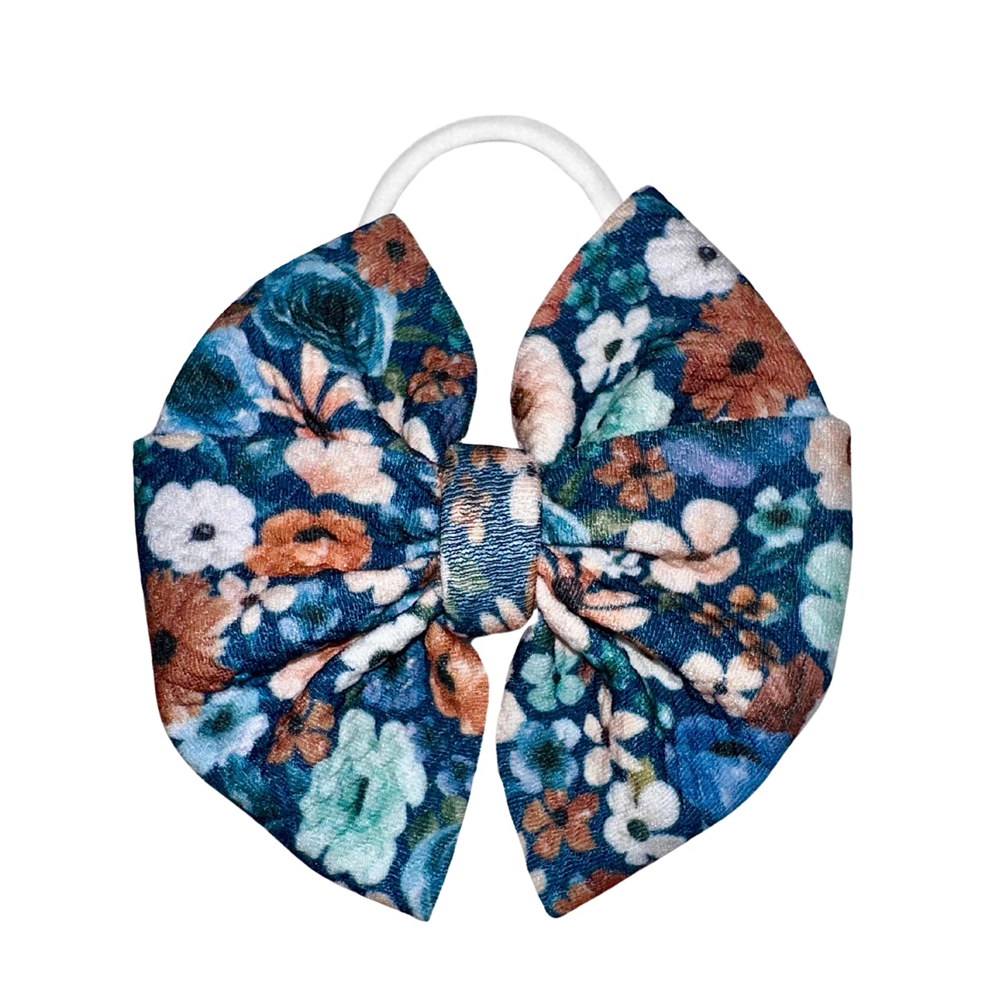 Dusk Blooms Messy Nylon Headband