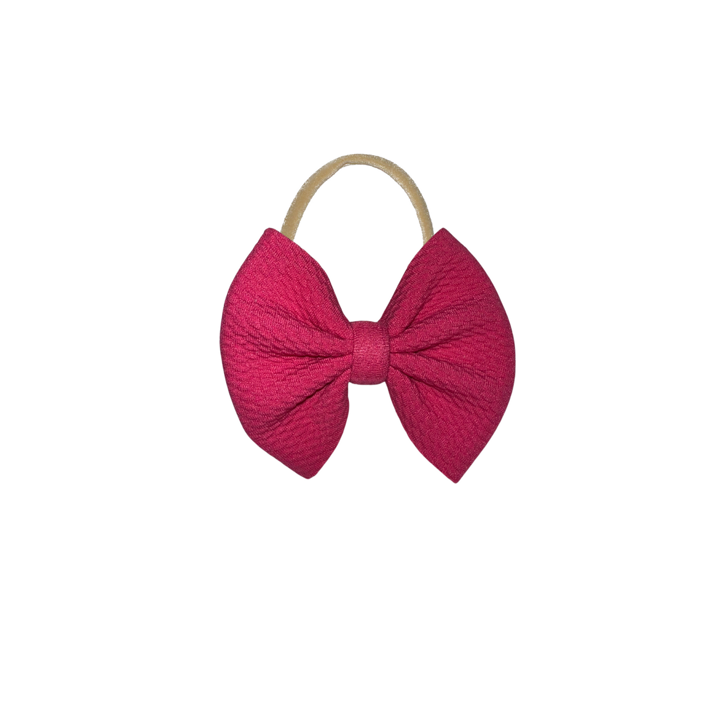 Pink Ruby Mini Nylon Headband