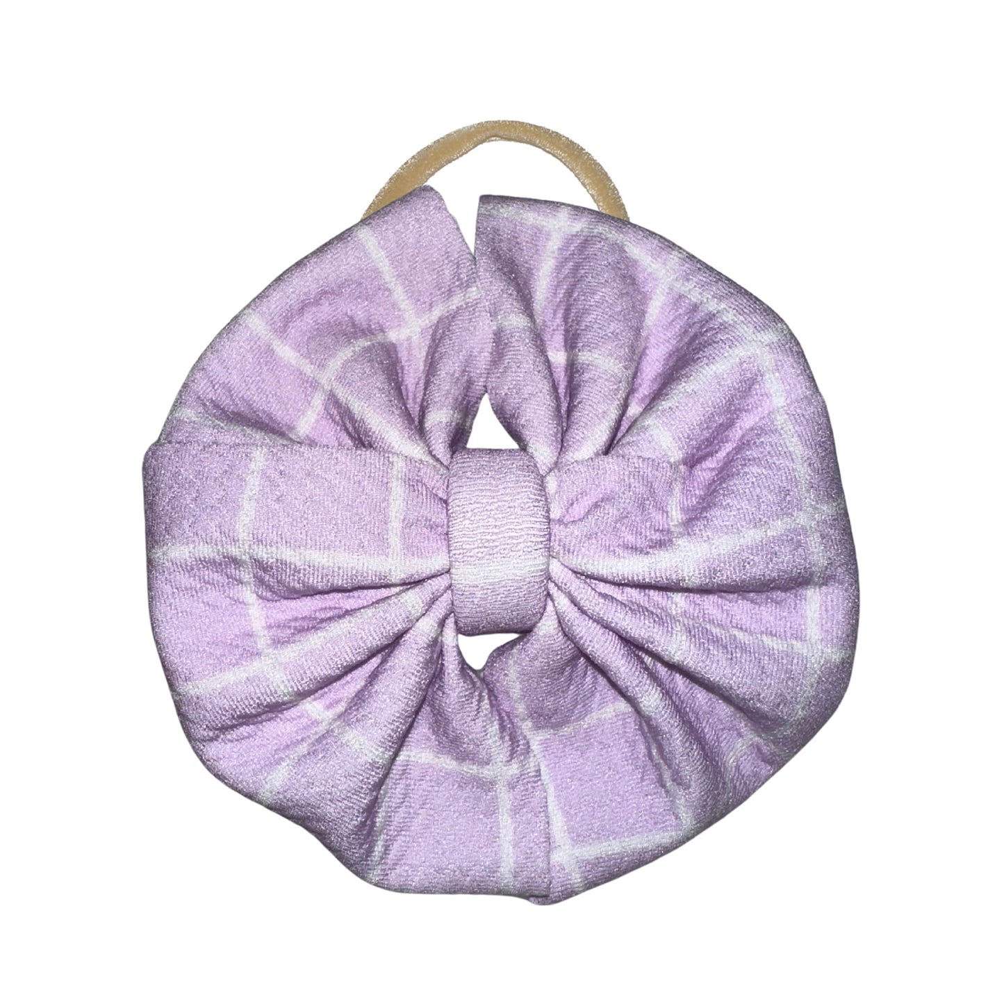 Purple Perfection Messy Nylon Headband