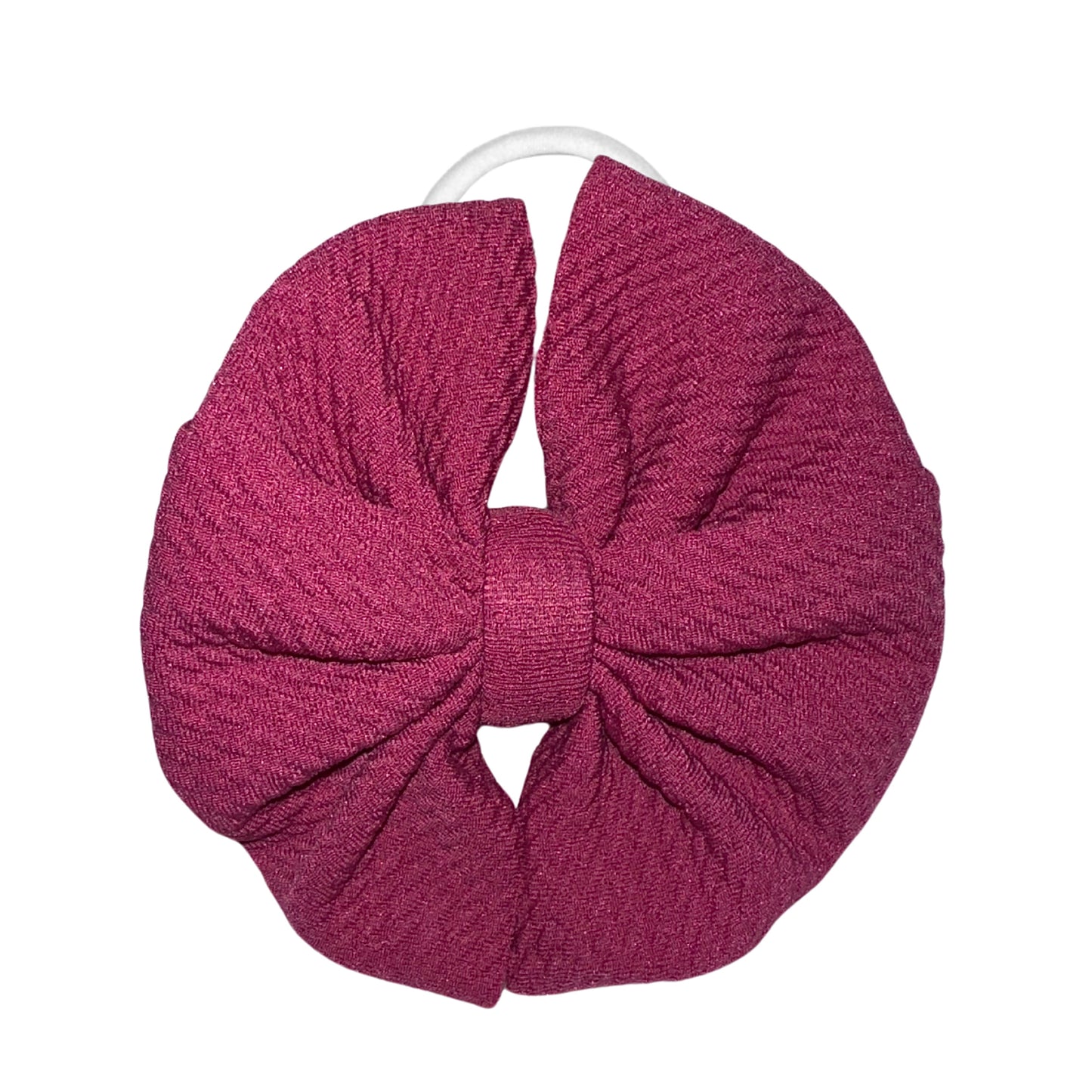 Royal Plum Messy Nylon Headband