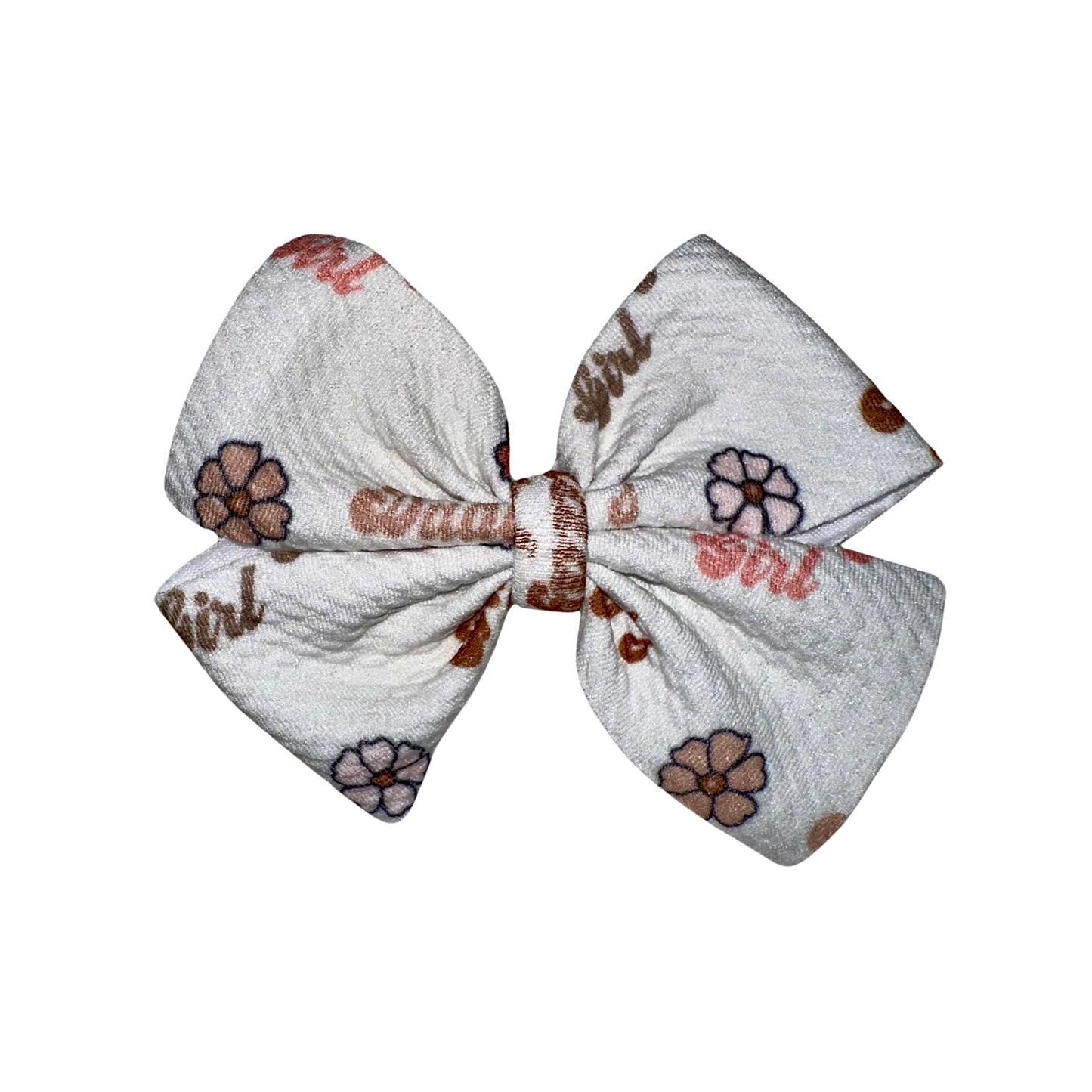 Daddy’s Girl Pinwheel Clip Bow