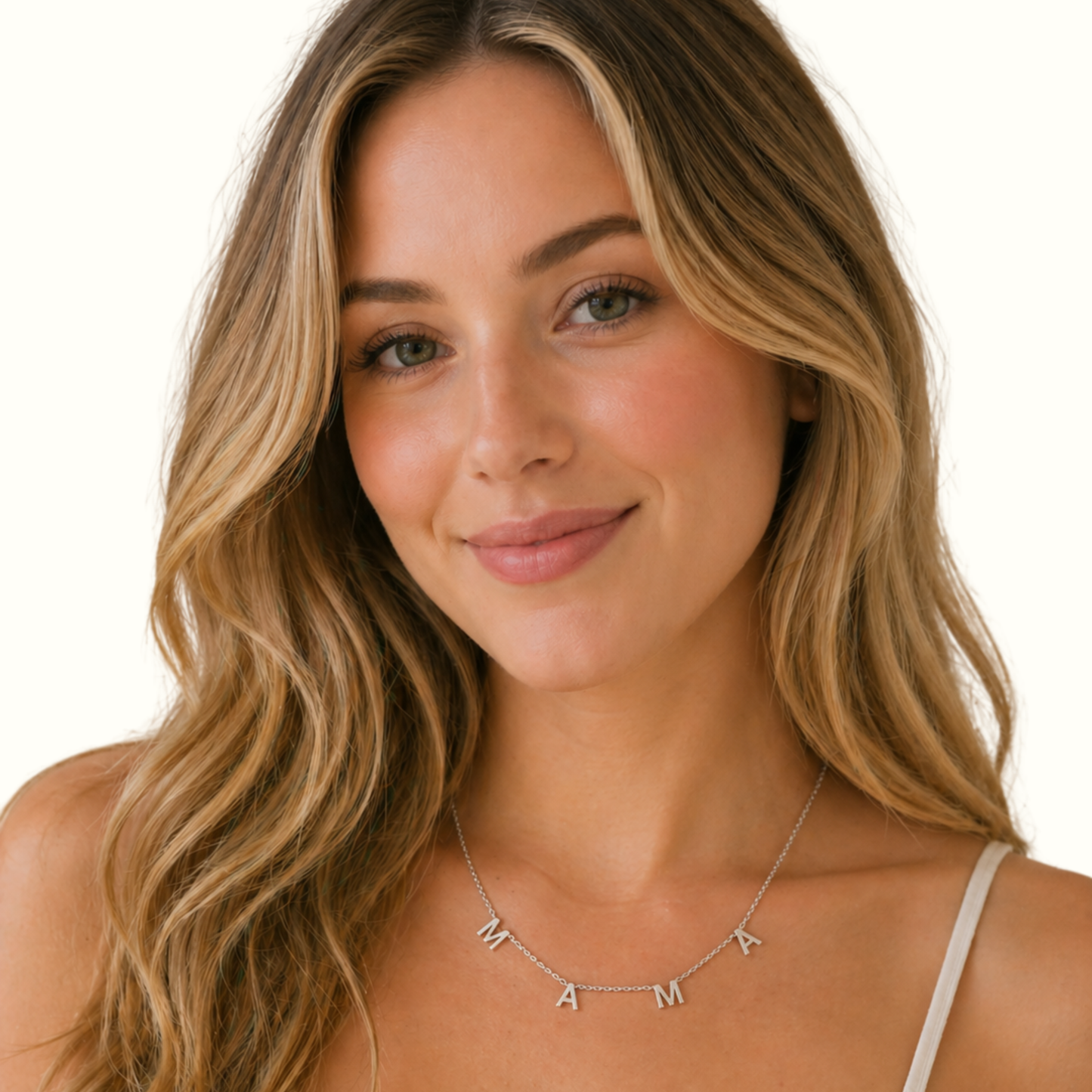 Silver Mama Charm Necklace