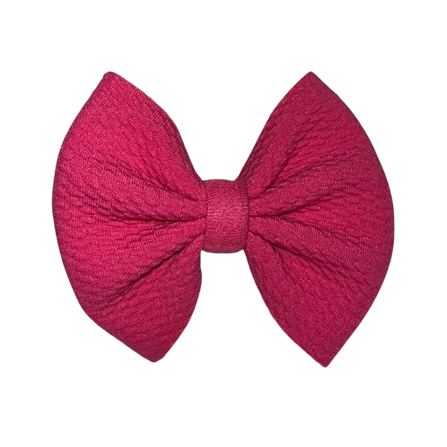 Pink Ruby Clip Bow