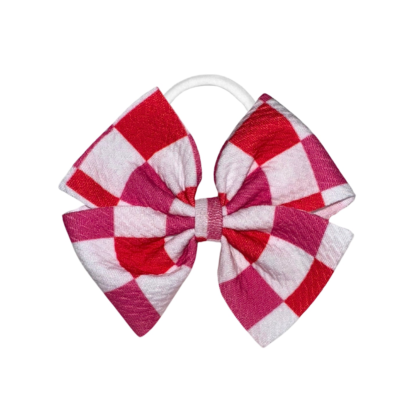 Lovely Checks Pinwheel Nylon Headband