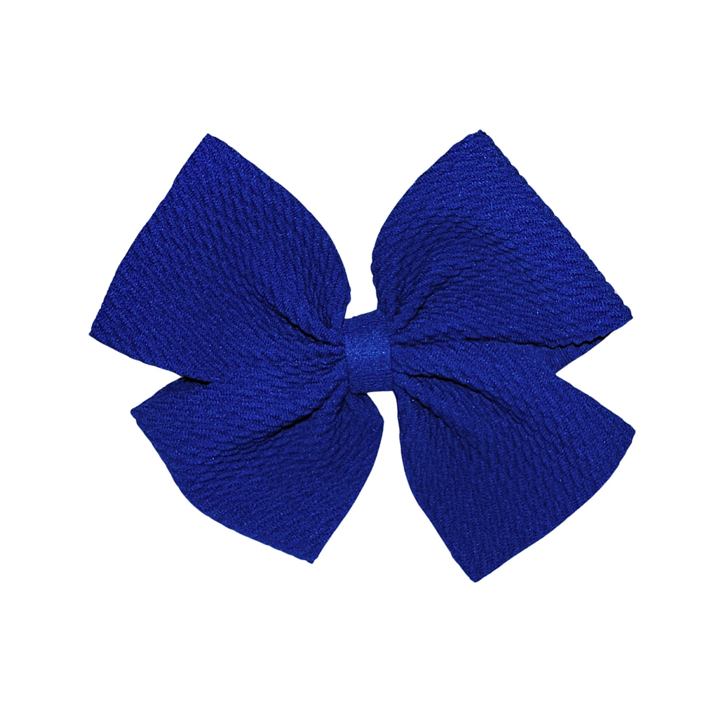Light It Up Blue Pinwheel Clip Bow