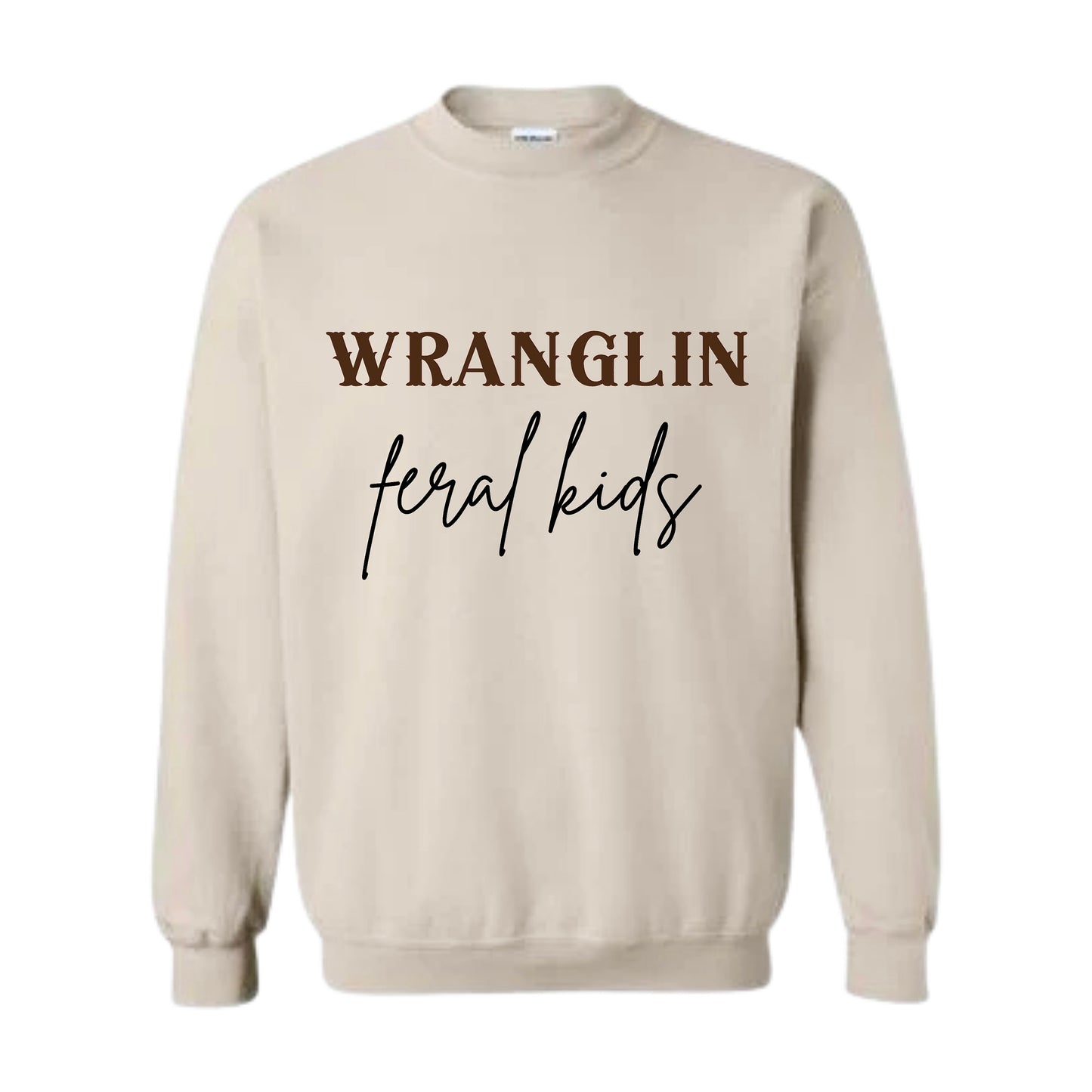 Wranglin Feral Kids Crewneck