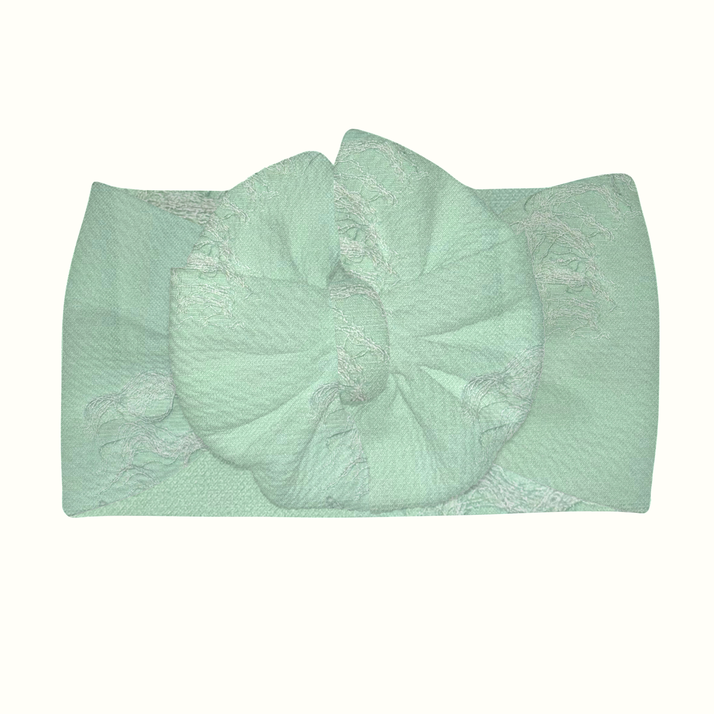 Distressed Mint Messy Headwrap