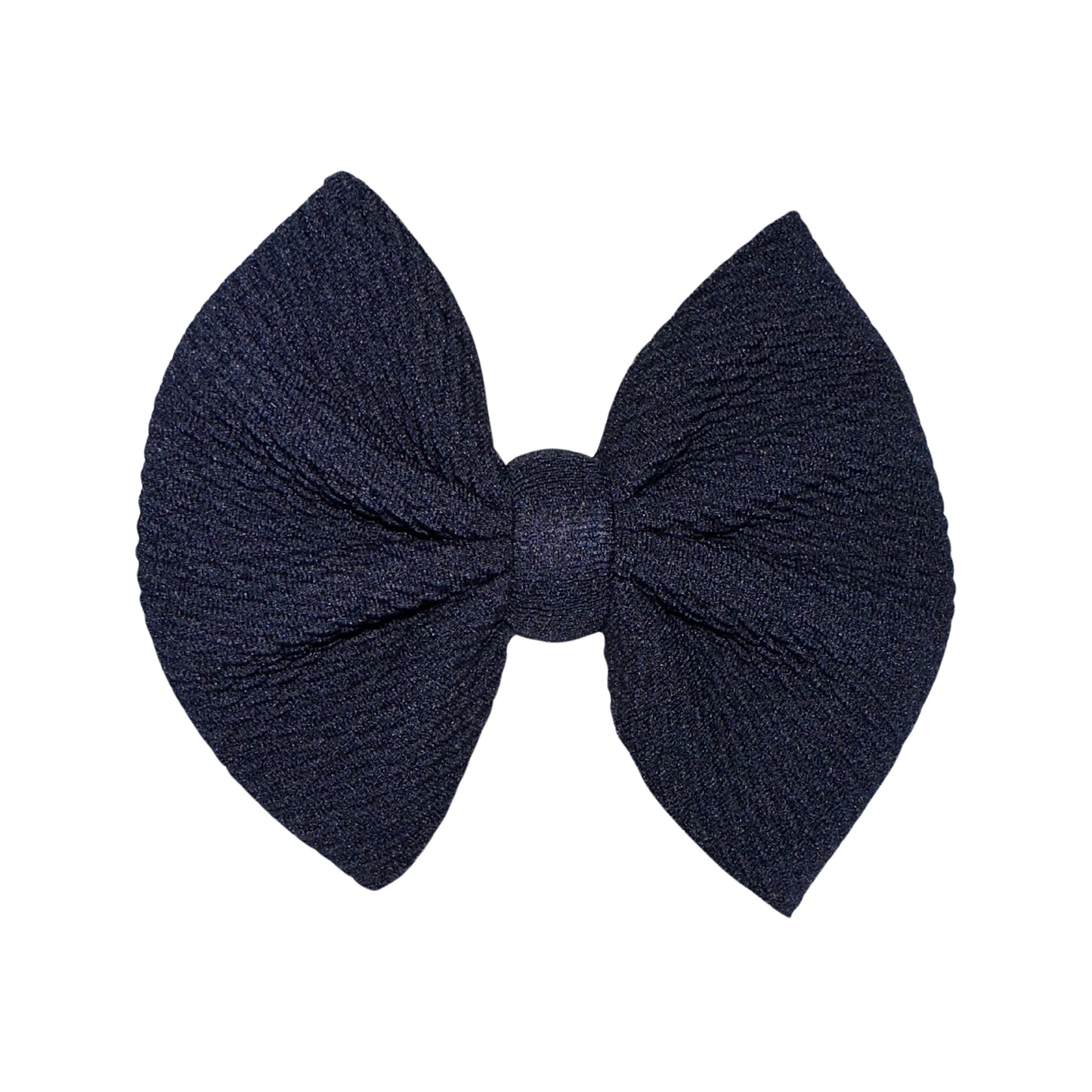 Navy Clip Bow