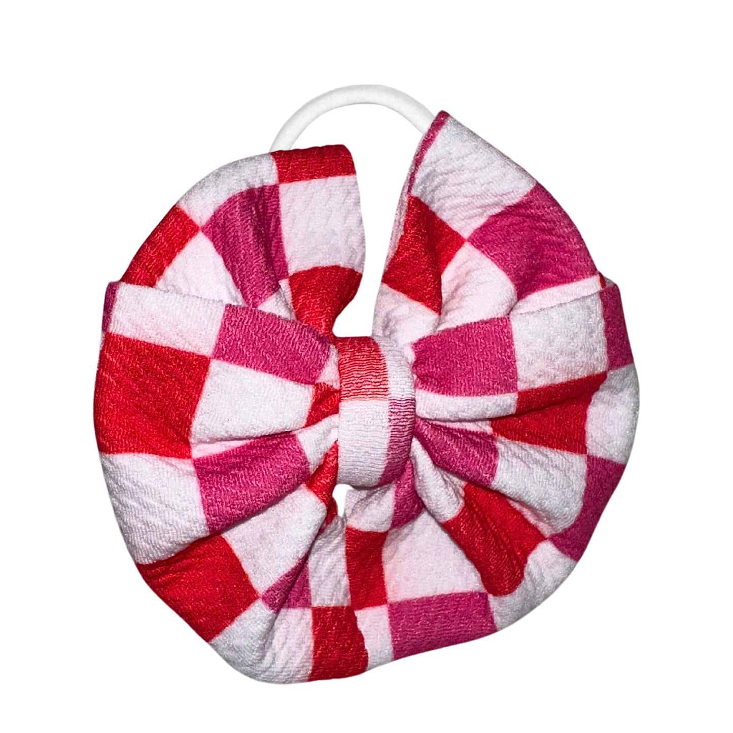 Lovely Checks Messy Nylon Headband