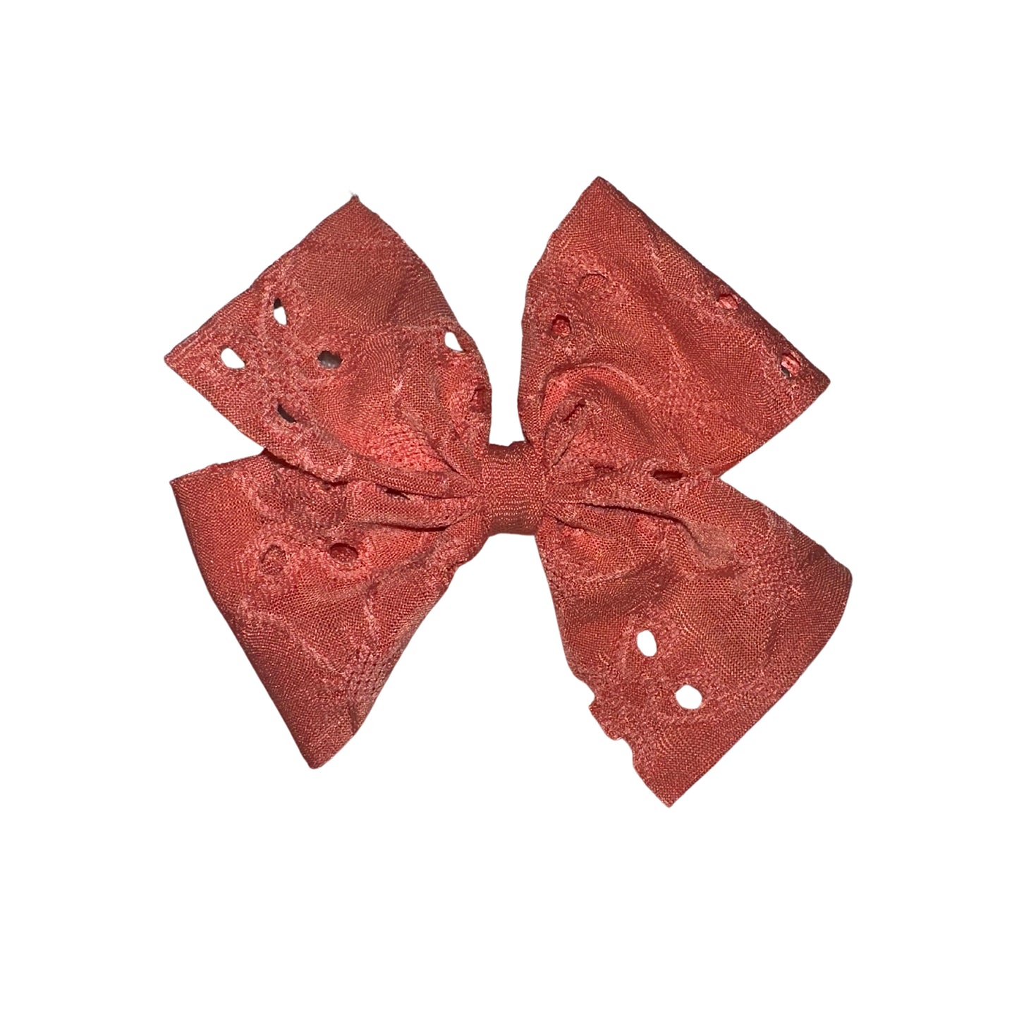 Coral Reef Pinwheel Clip Bow