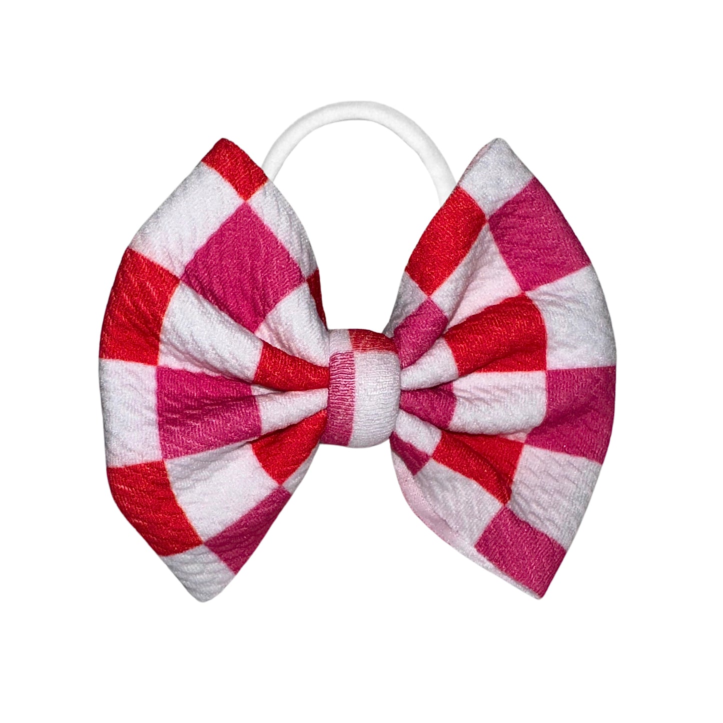 Lovely Checks Nylon Headband