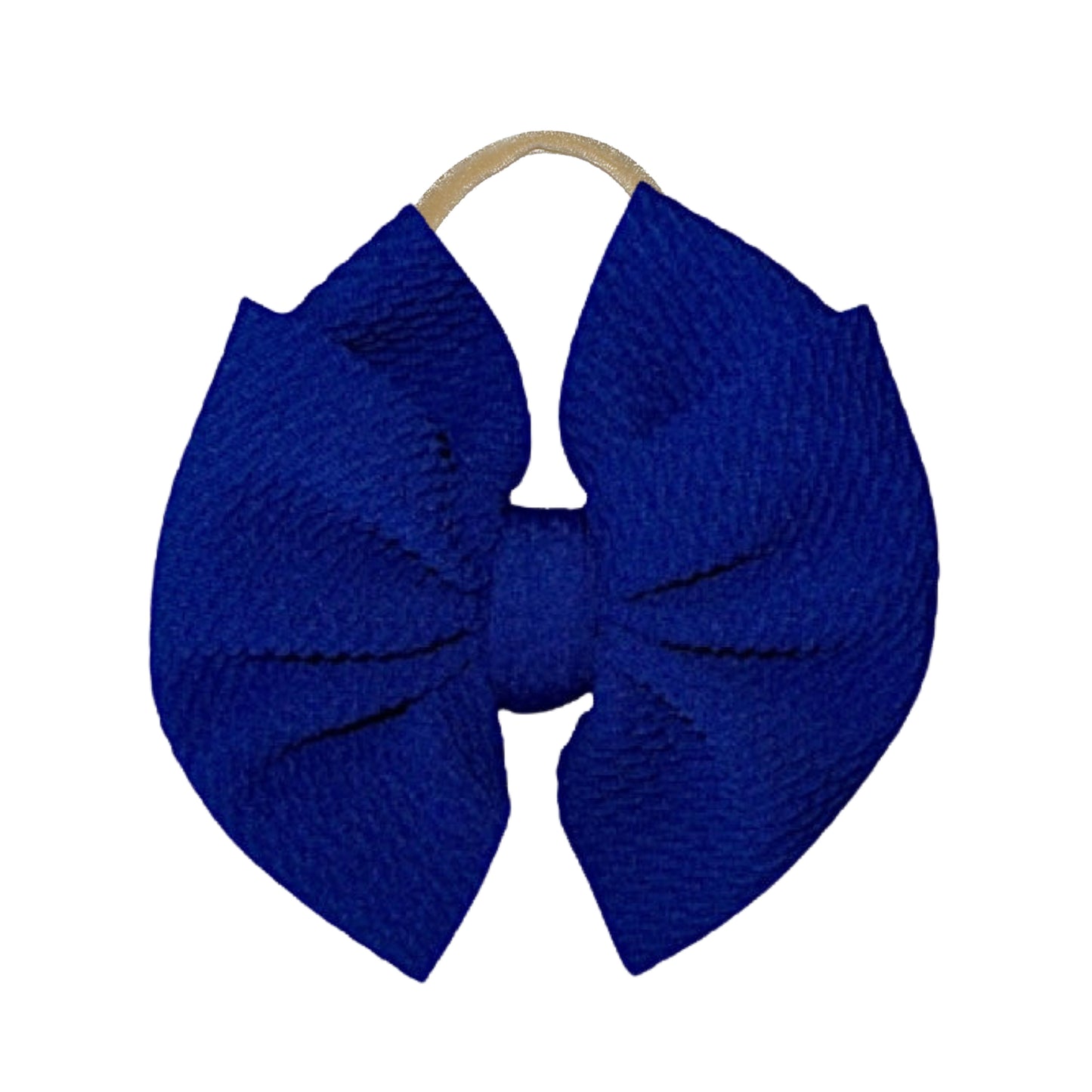 Light It Up Blue Messy Nylon Headband