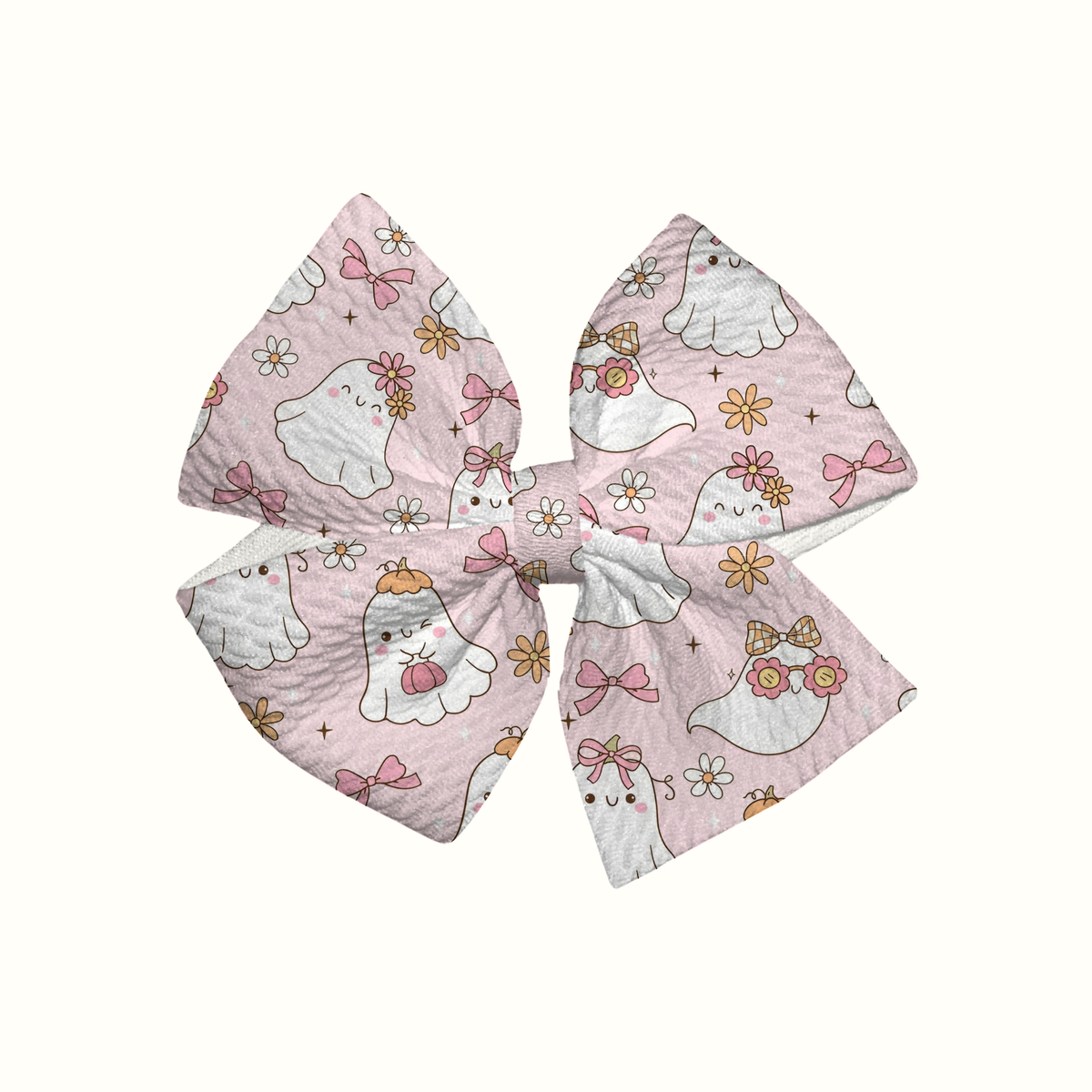 Spooky Cutie Pinwheel Clip Bow