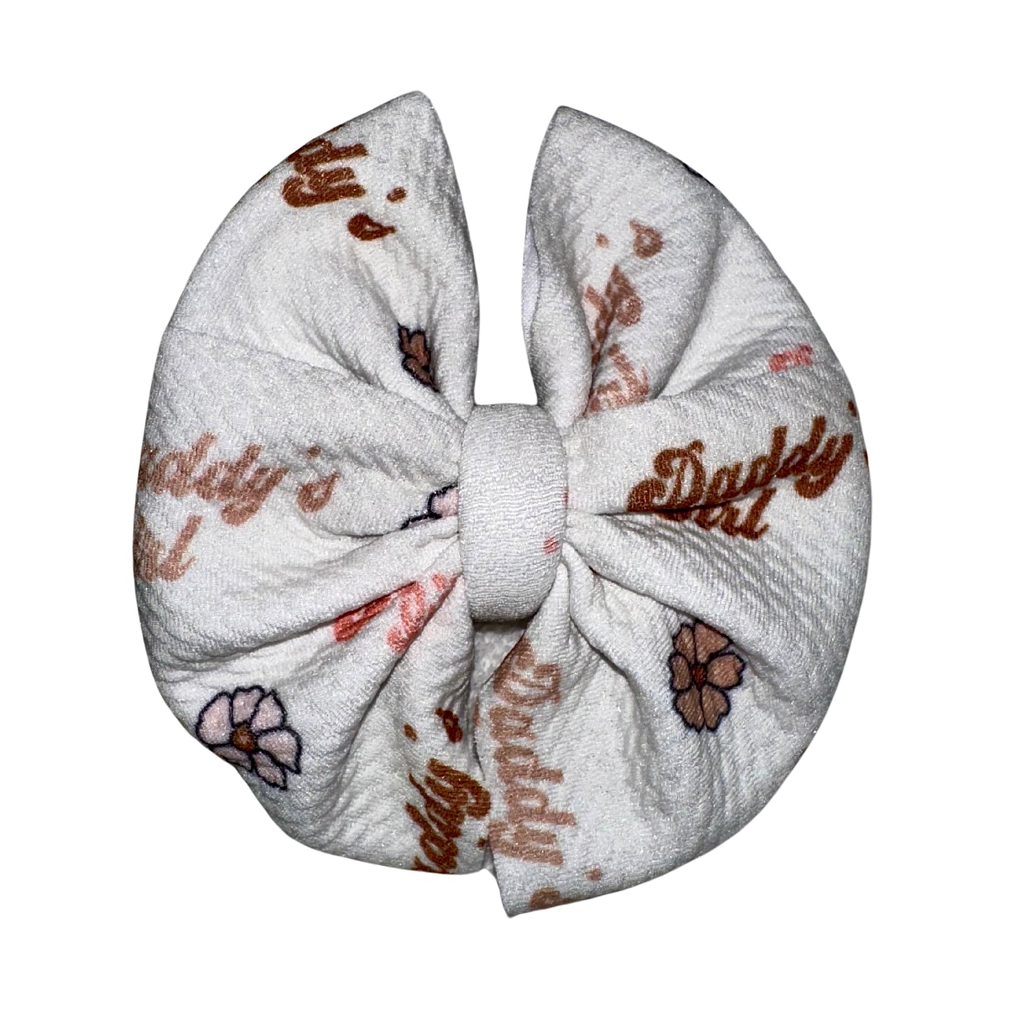 Daddy’s Girl Messy Clip Bow