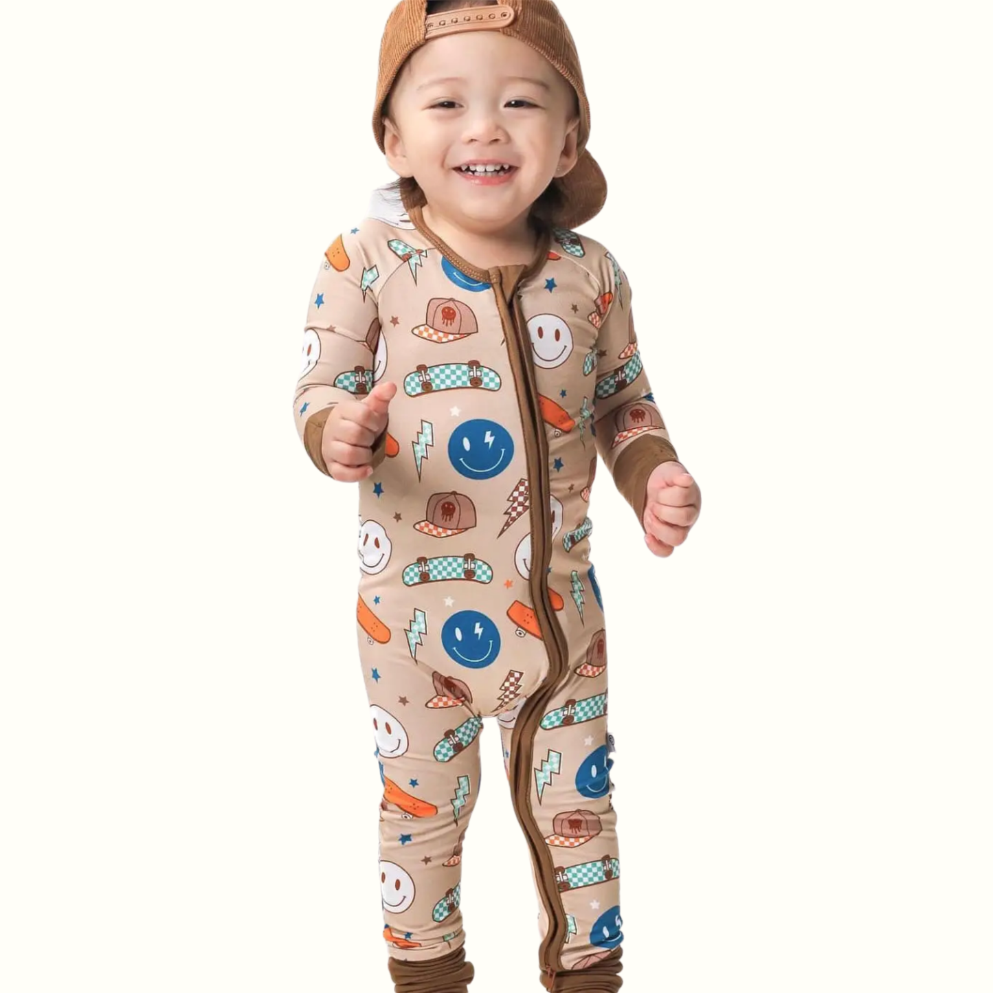 Sk8er Boy Bamboo Convertible Romper