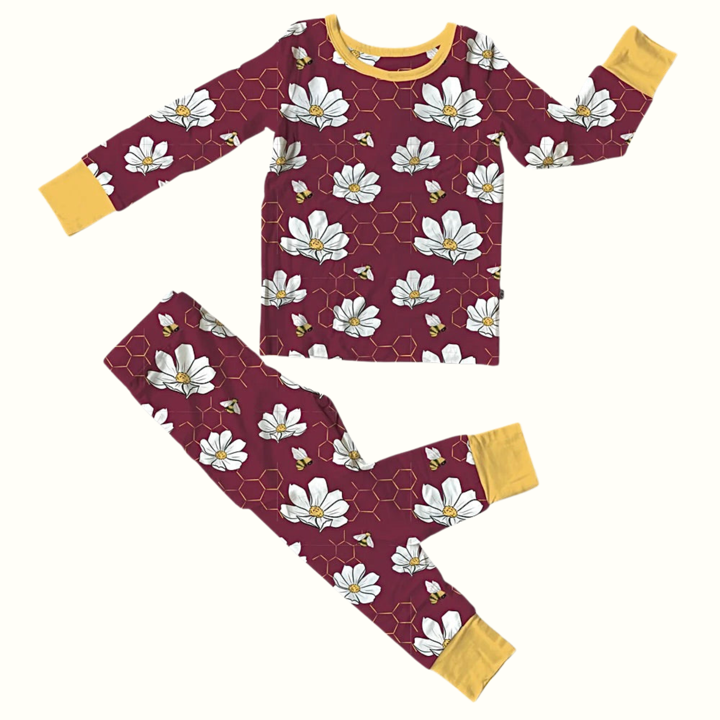 Honeycomb Bamboo 2 Piece Set