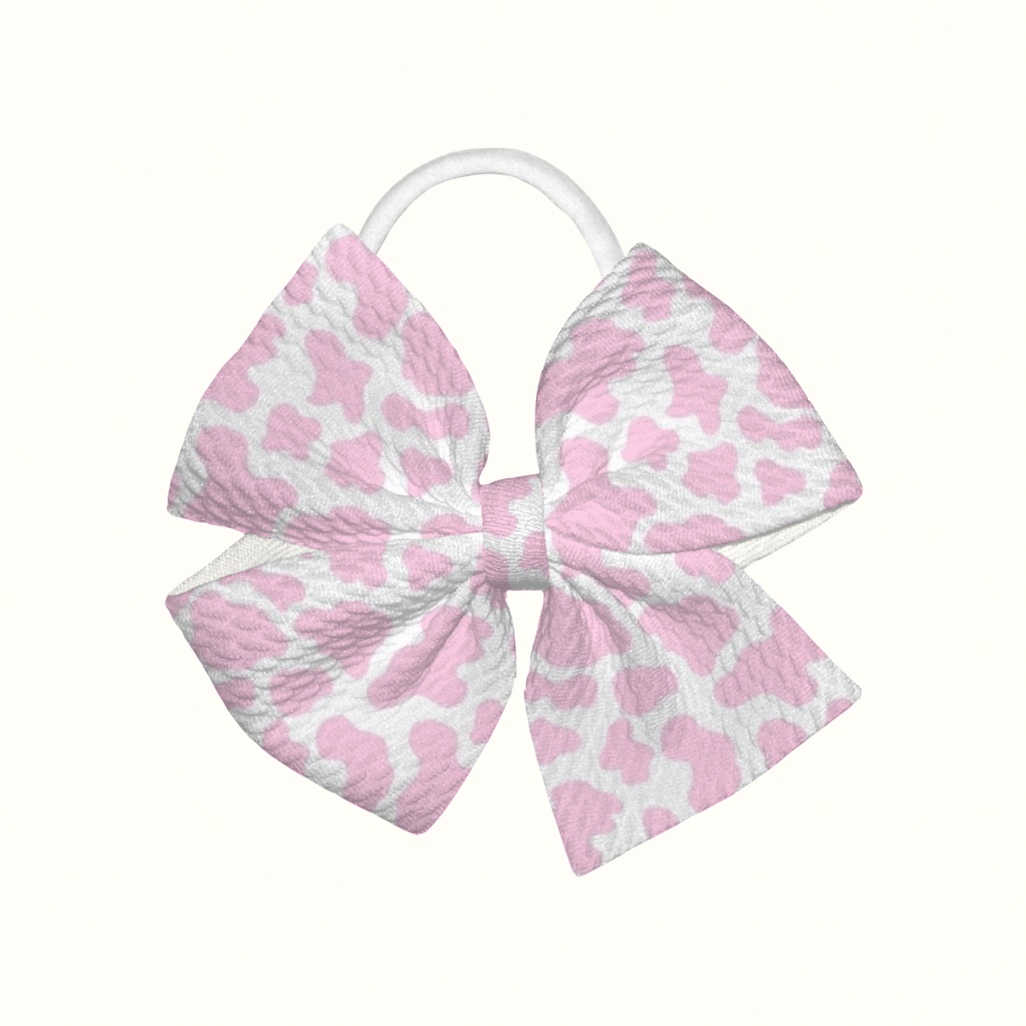 Strawberry Milk Pinwheel Nylon Headband