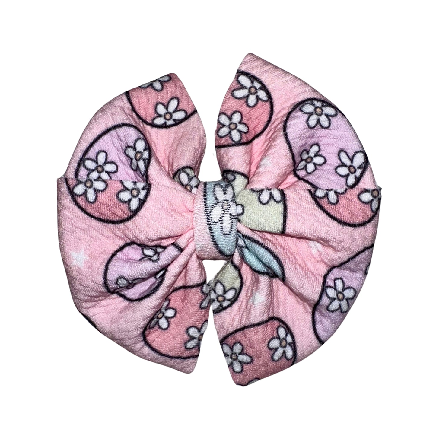 Egg Hunt Messy Clip Bow