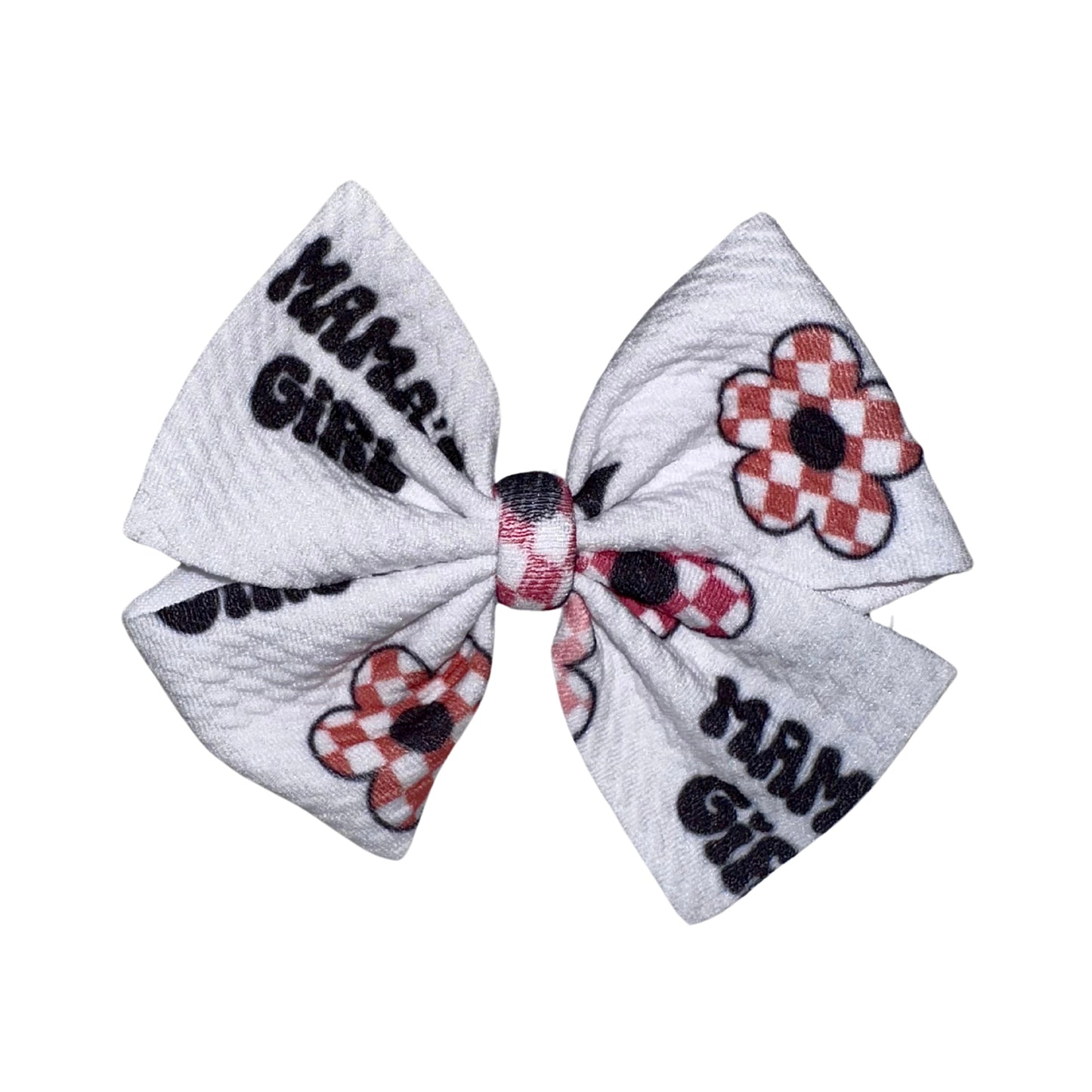 Mama’s Girl Pinwheel Clip Bow