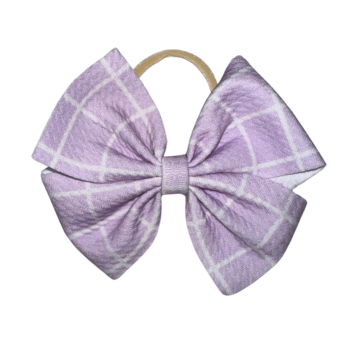 Purple Perfection Pinwheel Nylon Headband