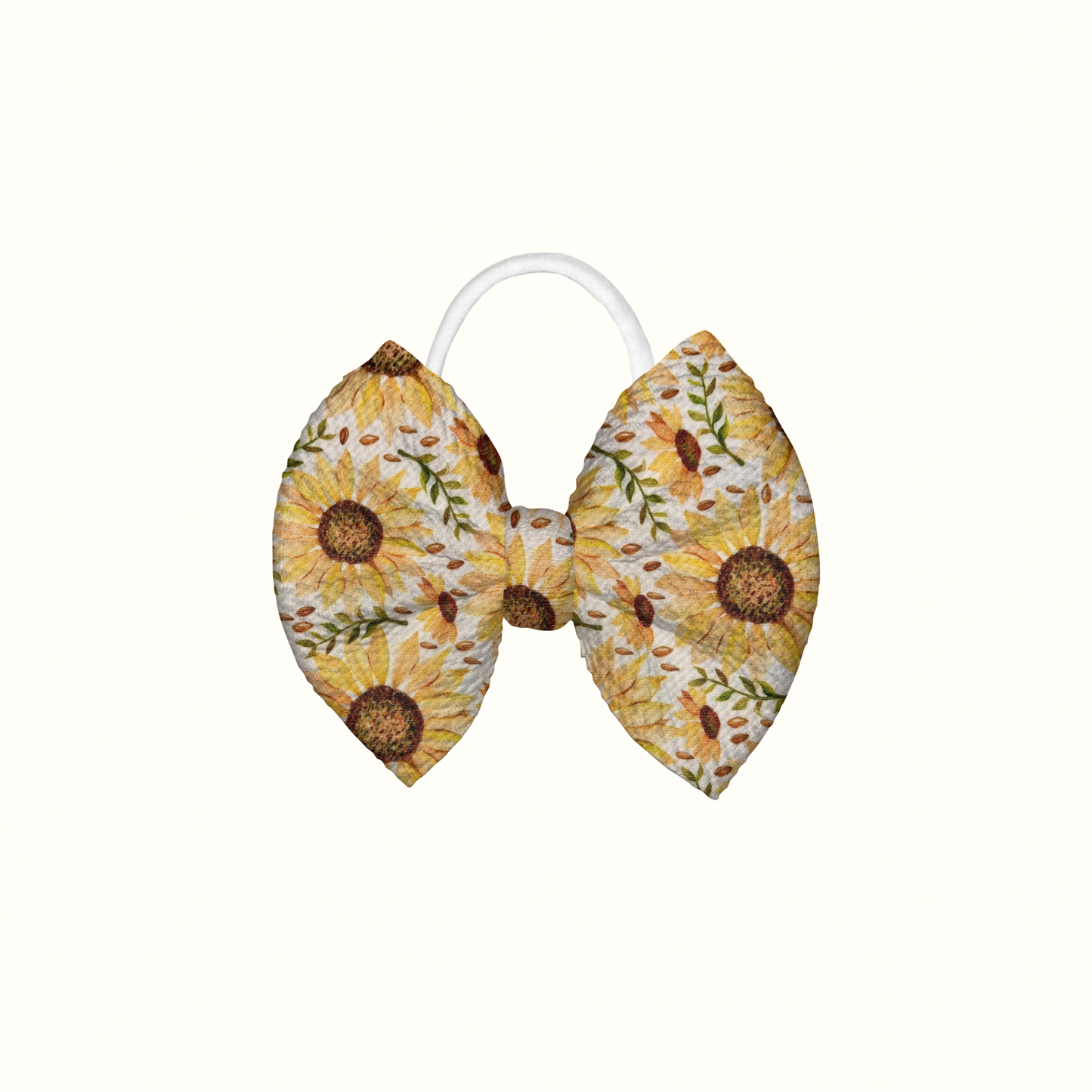 Sunflower Field Mini Nylon Headband