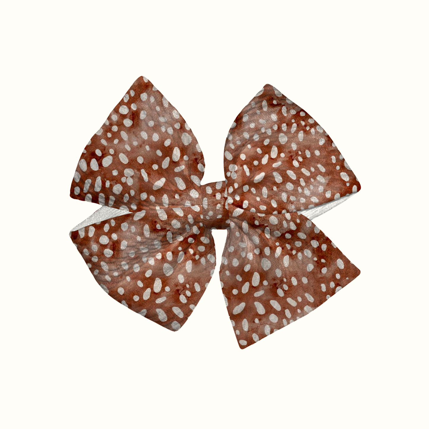 Oh Deer Pinwheel Clip Bow