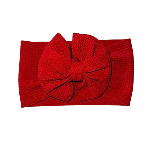 Rosey Red Messy Headwrap