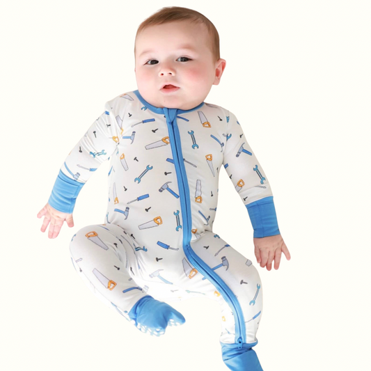 Tool Time Bamboo Convertible Romper