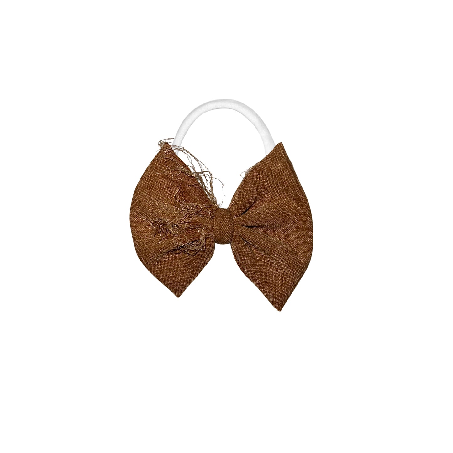 Distressed Mocha Mini Nylon Headband