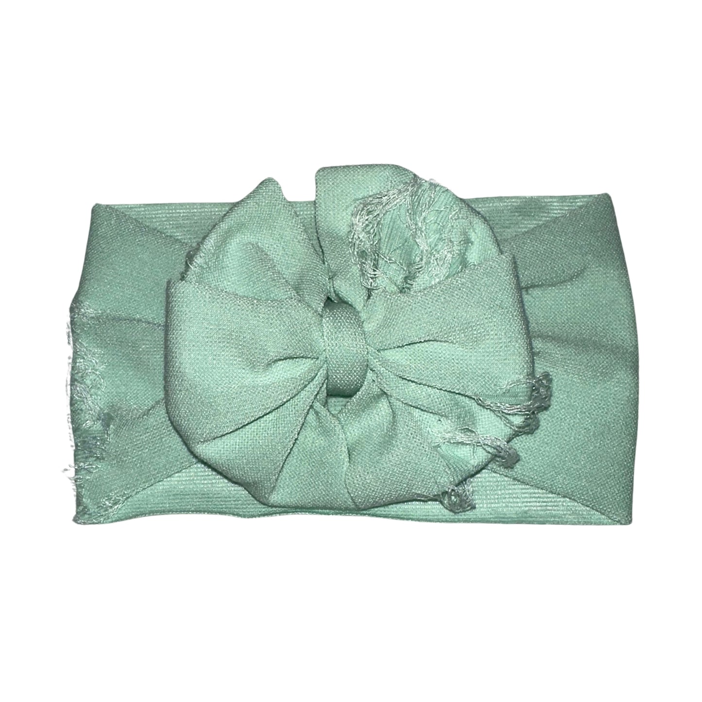 Distressed Mint Messy Headwrap