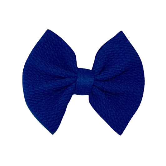 Light It Up Blue Clip Bow